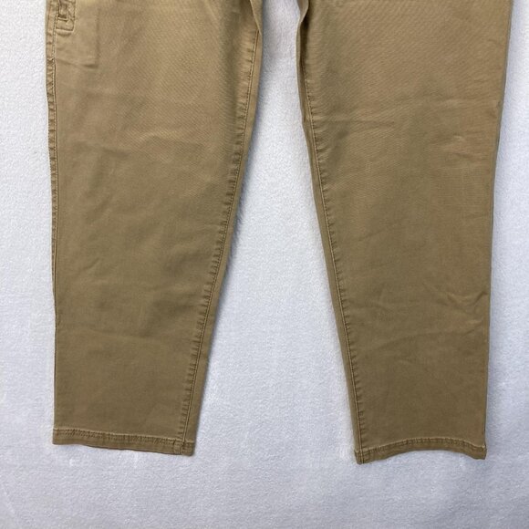 GH Bass & Co Canvas Workwear Pants Mens 36x32 Utility Straight Leg Tan Khaki - Picture 6 of 16